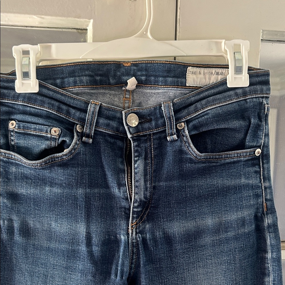 rag & bone Dark Blue Skinny Jeans